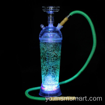 Apẹrẹ aṣa tuntun ti a ṣe itọsọna shisha apo ṣiṣu mini hookah